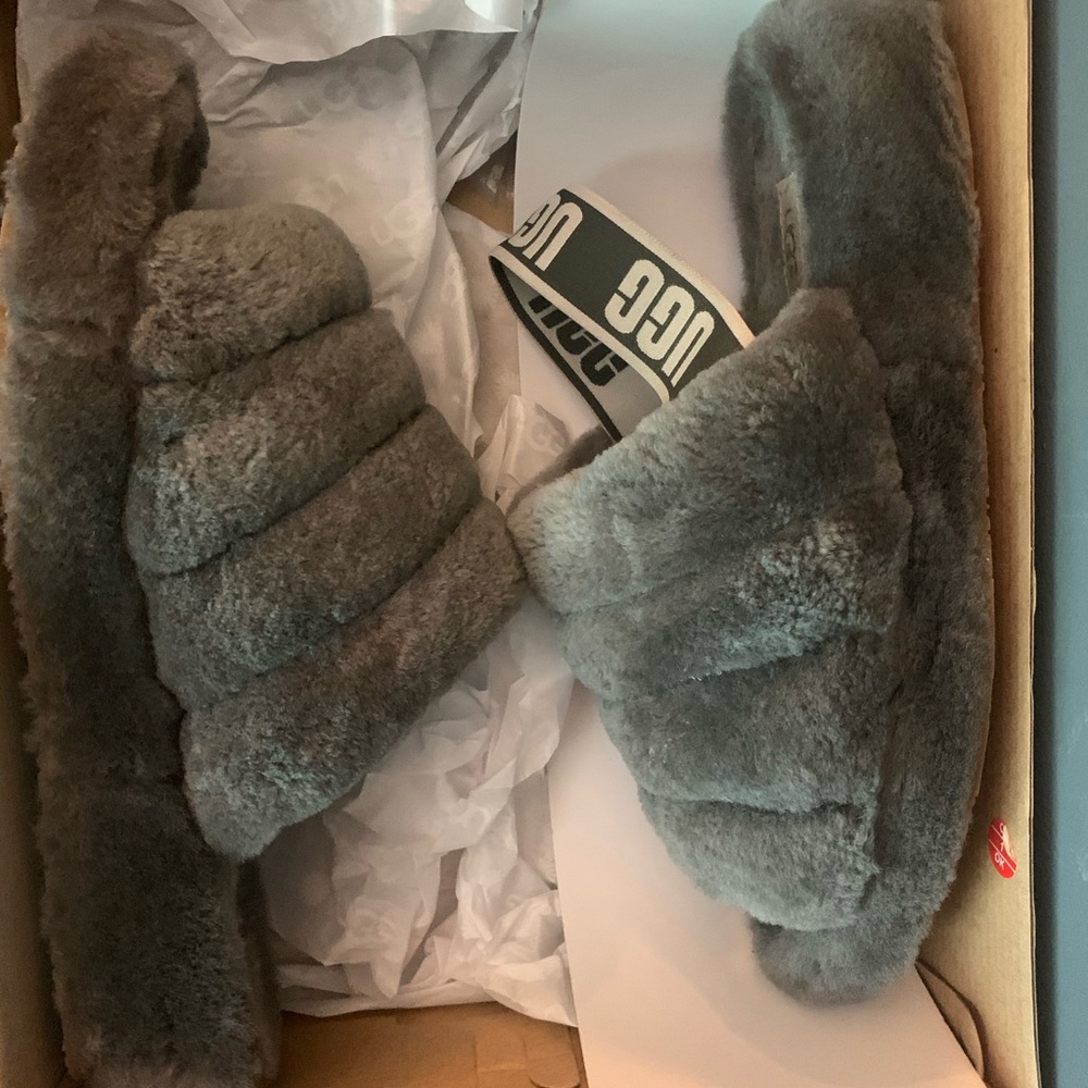 Ugg Slides - Grey